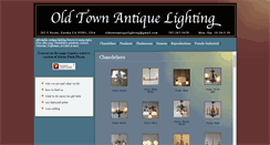 Desktop Screenshot of oldtownantiquelighting.com